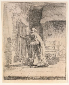 The Blindness of Tobit: The Larger Plate by Rembrandt van Rijn