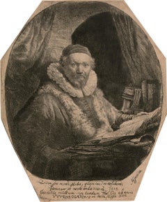 Jan Uytenbogaert, Preacher of the Remonstrants by Rembrandt van Rijn