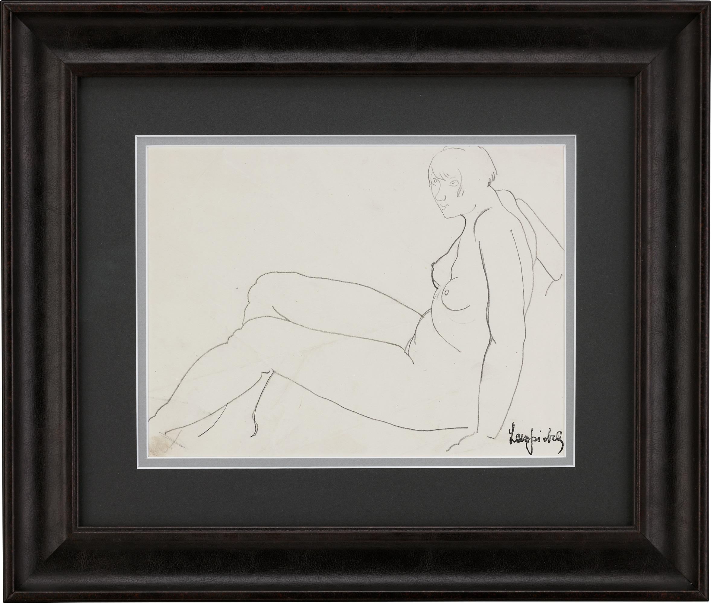 Desnudo sonriente de Tamara De Lempicka - Art de Tamara de Lempicka