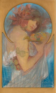 Fruta de Alphonse Mucha