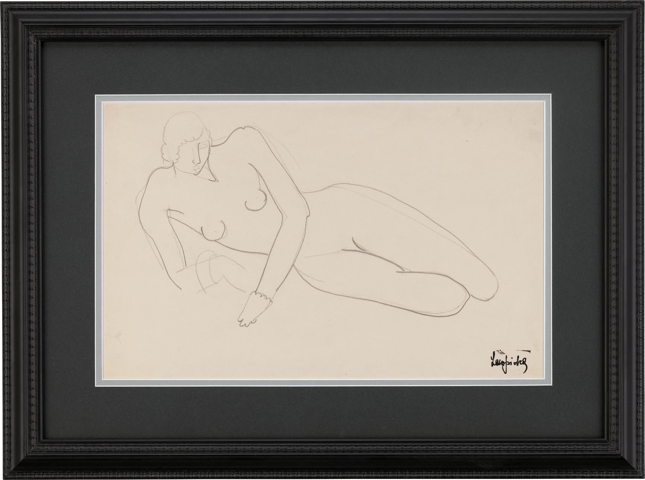 Nu allongé avec Armband von Tamara de Lempicka im Angebot 1
