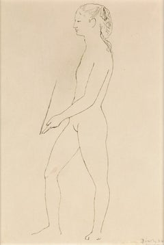 Nu tenant un miroir de Pablo Picasso