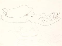Aktzeichnungen und -aquarelle