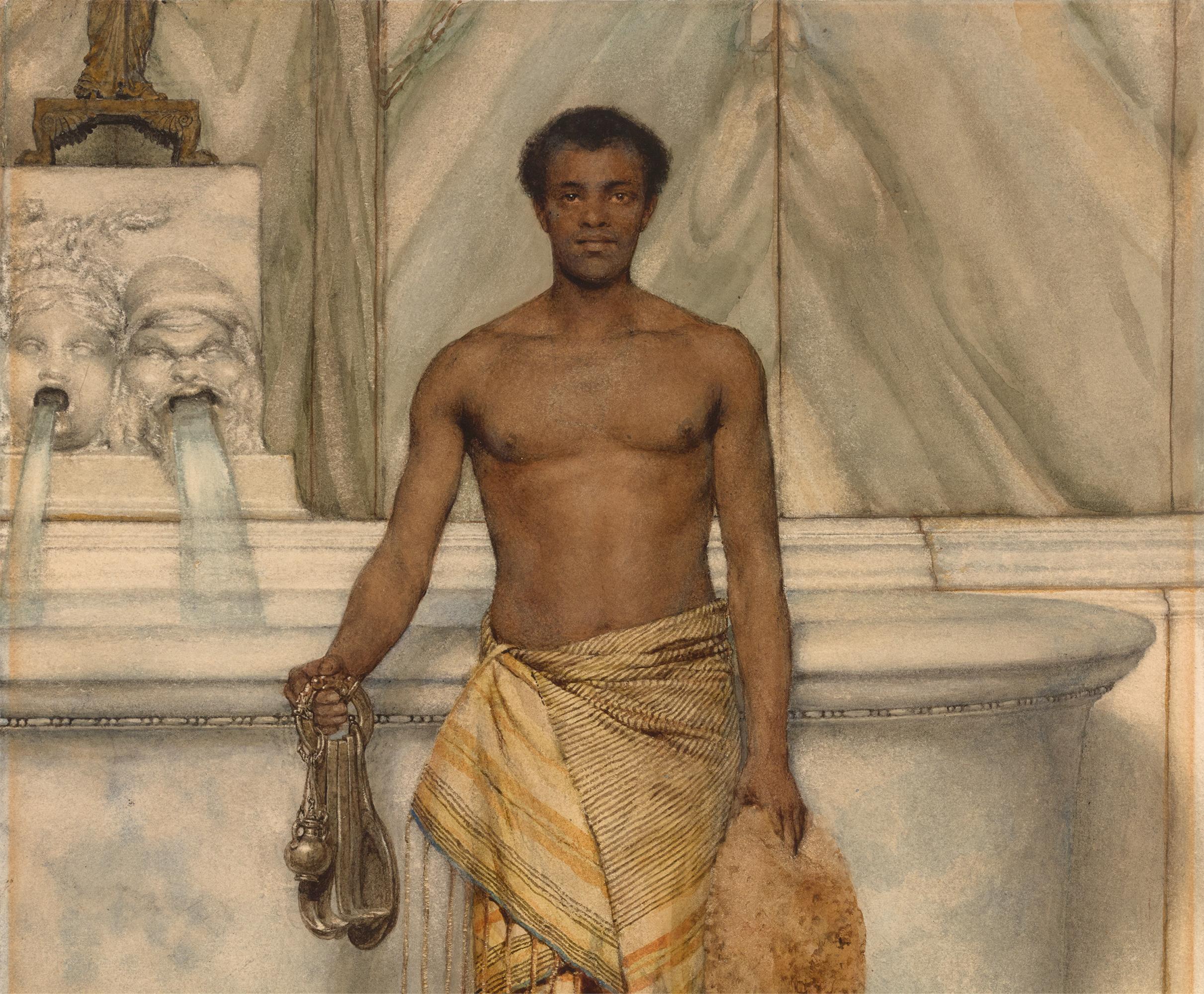 El Balneador de Sir Lawrence Alma-Tadema en venta 2
