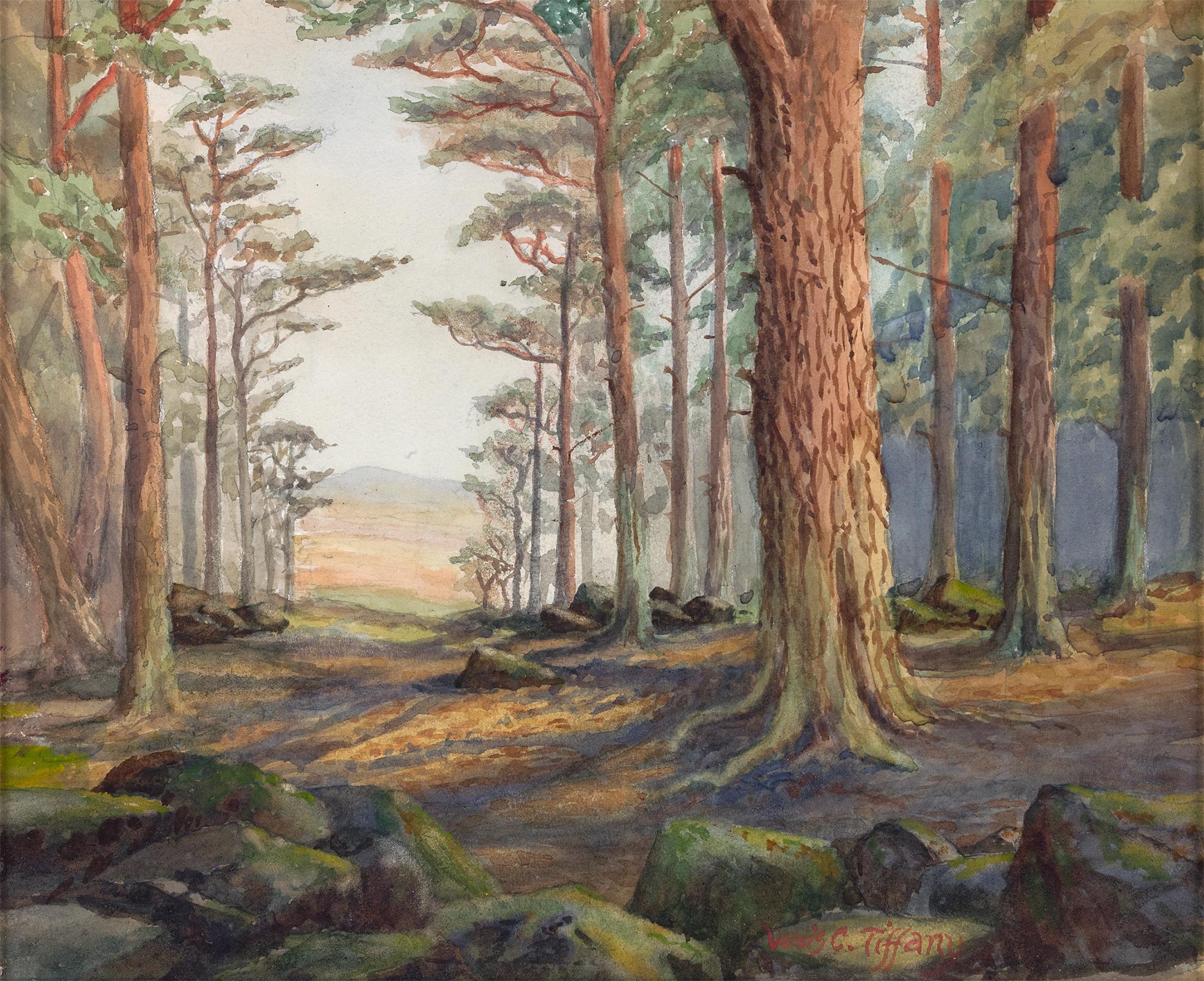 White Mountains of New Hampshire by Louis Comfort Tiffany For Sale 3