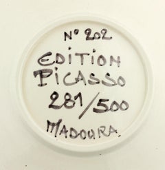 Visage No. 202 Ceramic Plate by Pablo Picasso