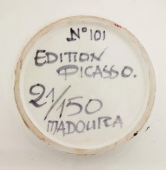 Visage No. 101 Ceramic Plate by Pablo Picasso