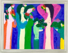 « Beautés aux fleurs » de Walasse Ting
