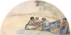 The Harvesters' Rest by Camille Pissarro