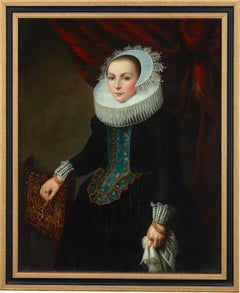 Portrait d'une femme de l'école néerlandaise