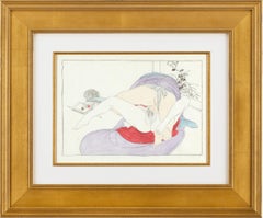 Japanese Shunga, Man and Woman Making Love