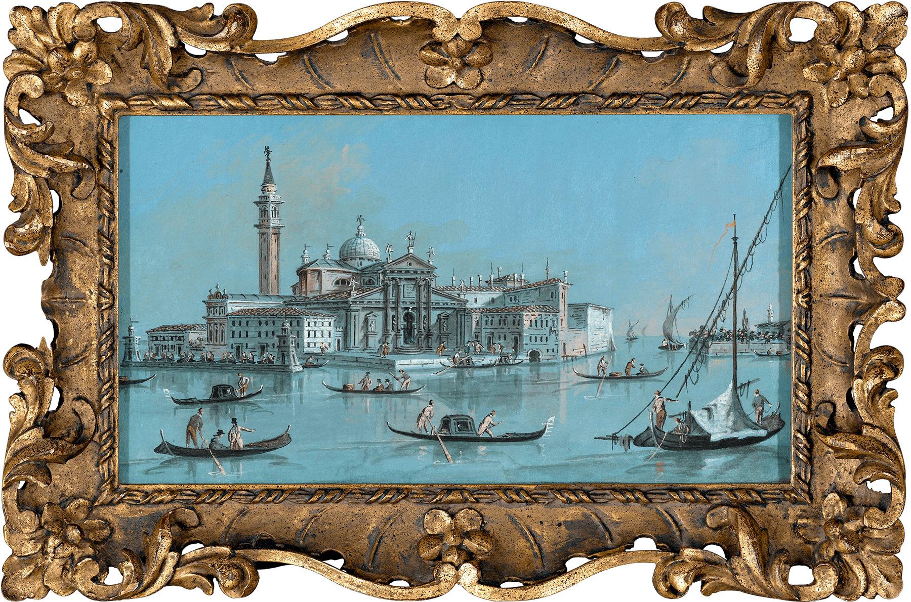 Ansicht von San Giorgio Maggiore – Art von Giacomo Guardi 