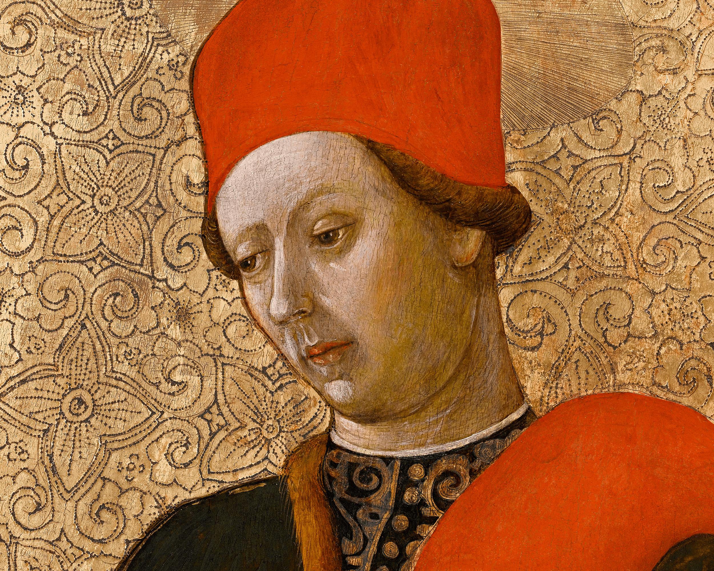 Saint Cosmas and Saint Damian  - Renaissance Painting by Bonifacio Bembo