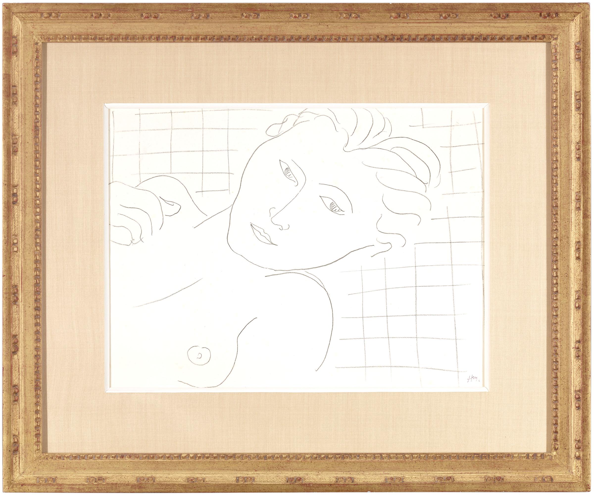 Portrait de femme allongée (Portrait of Reclining Woman) - Modern Art by Henri Matisse