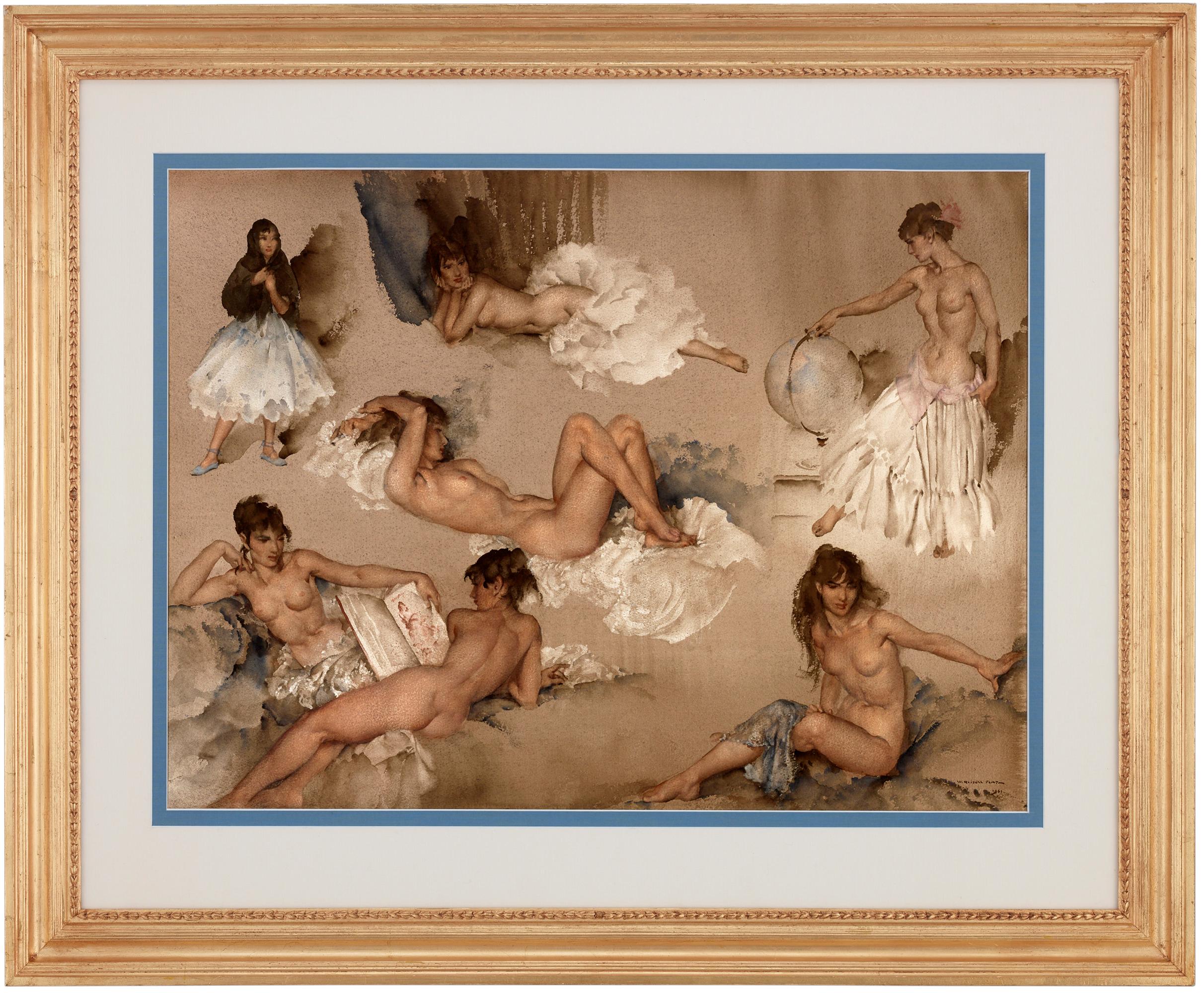 Variations on a Theme II (Cecilia) - Art by William Russell Flint