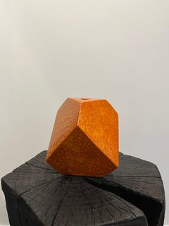 Vase rhomboèdre Orange (G)