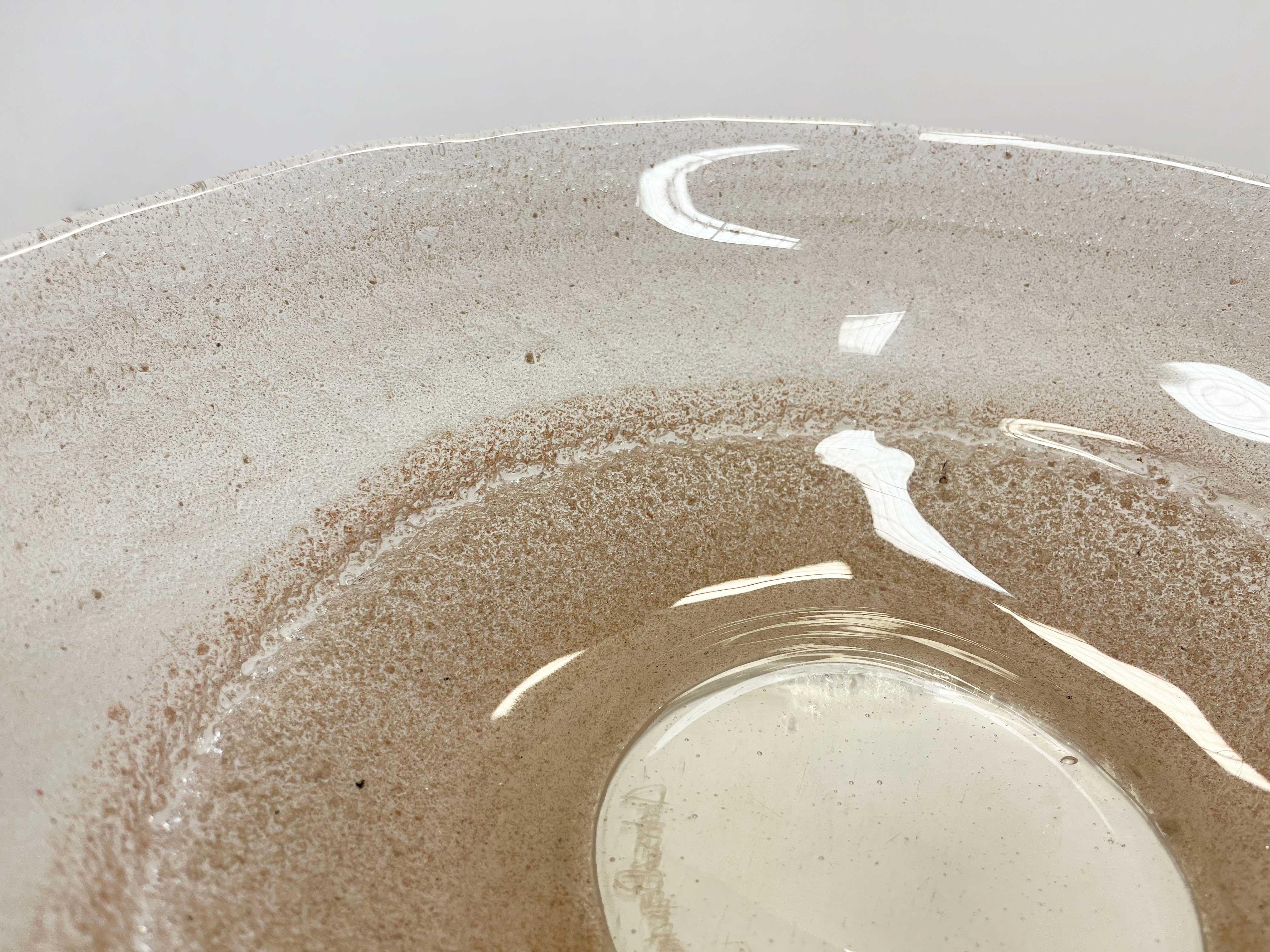 Sandcast Bowl II - Gray Abstract Sculpture by Andrew Beauchamp
