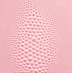 "Nipple Ballet", Acrylic Three Dimensional Pink Abstract Nipple Pattern Painting