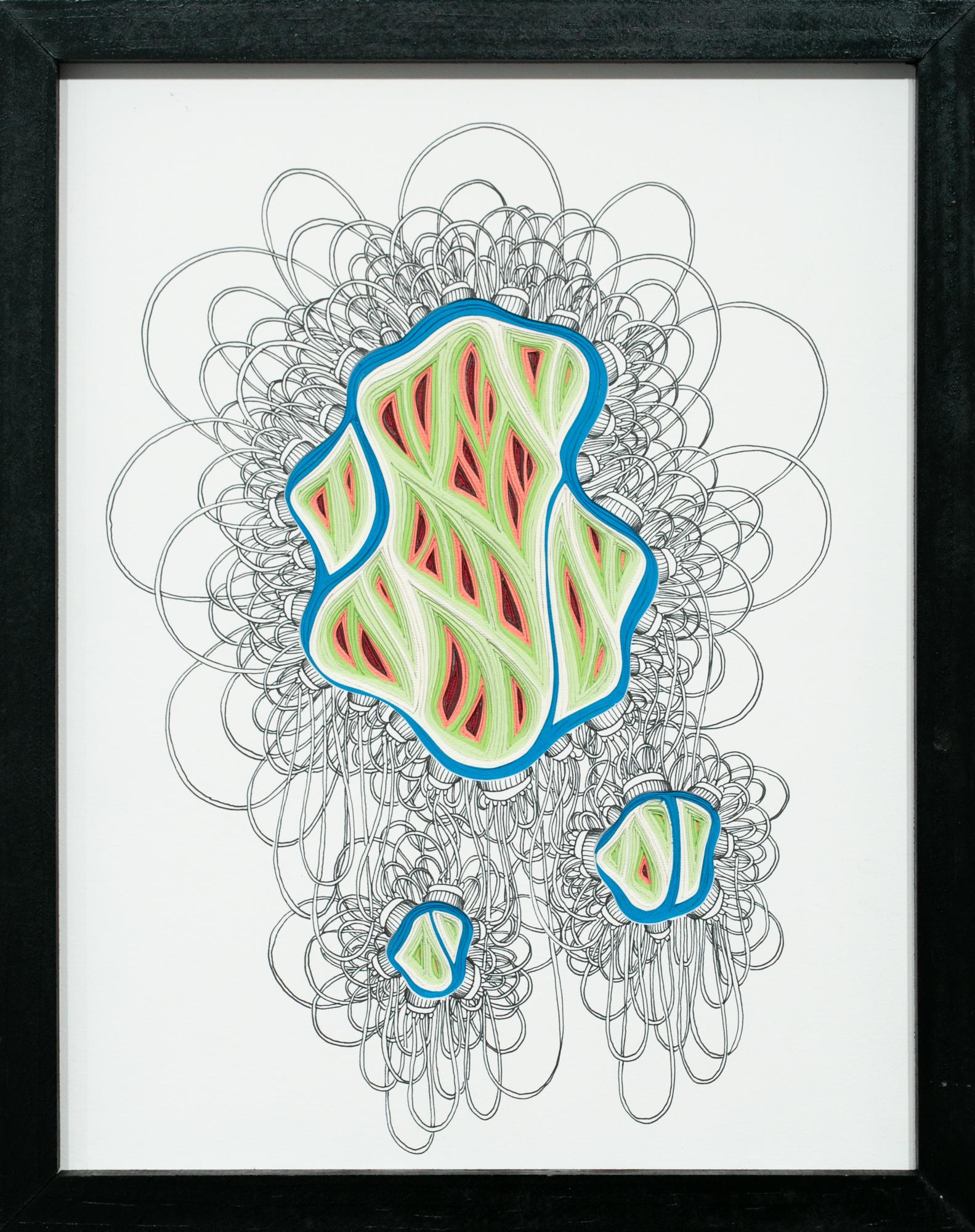 Charles Clary Abstract Drawing - Double Diddle Phlebotomy Movement #16
