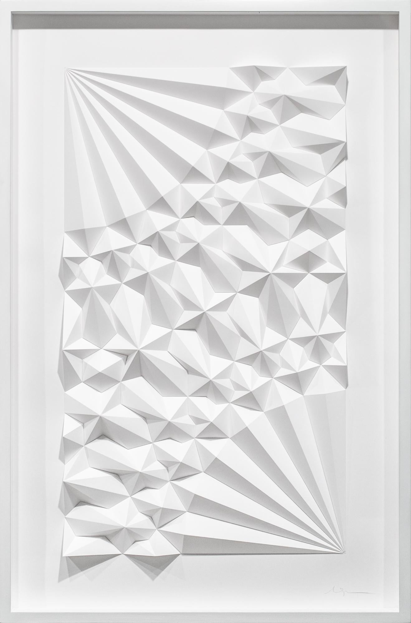 white paper sculpture