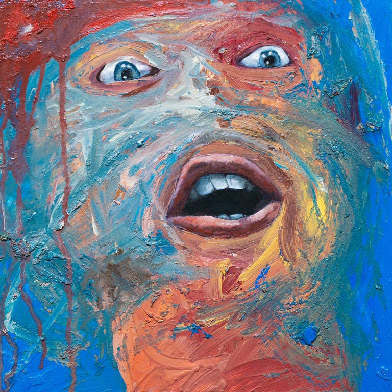 Brandon C Smith Study For Rally Iii Oil Painting Abstracted