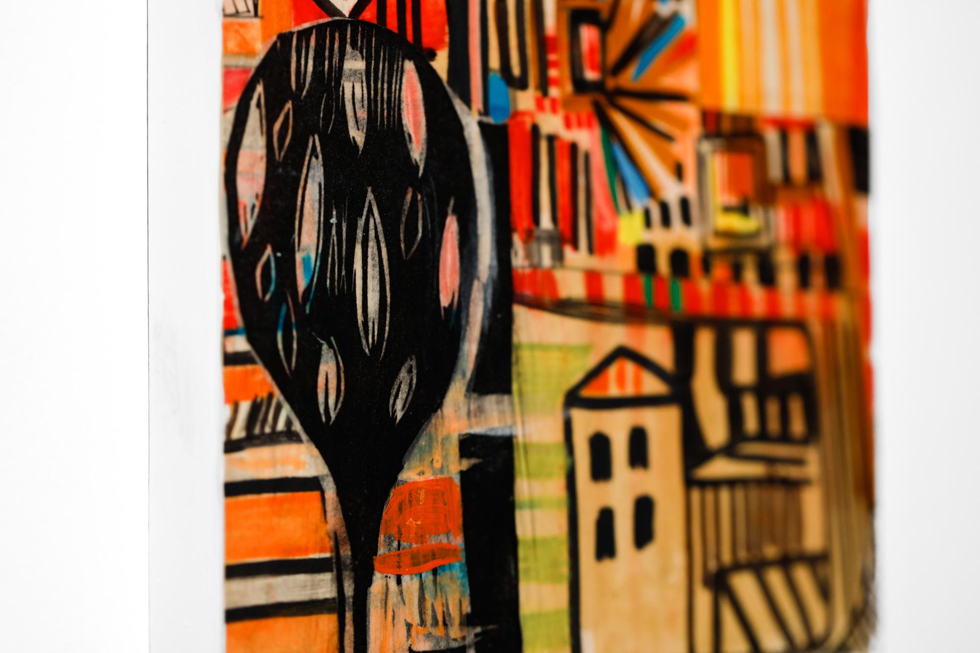 sosta notturna - Art di Miriam Singer
