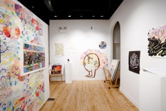 Buttercup Days Watercolor on Paper, Contemporary Unframed Art