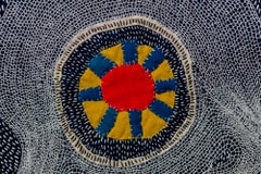 "And Then There Were Two", Hand Embroidery, Antique Textiles, Depiction of Stars