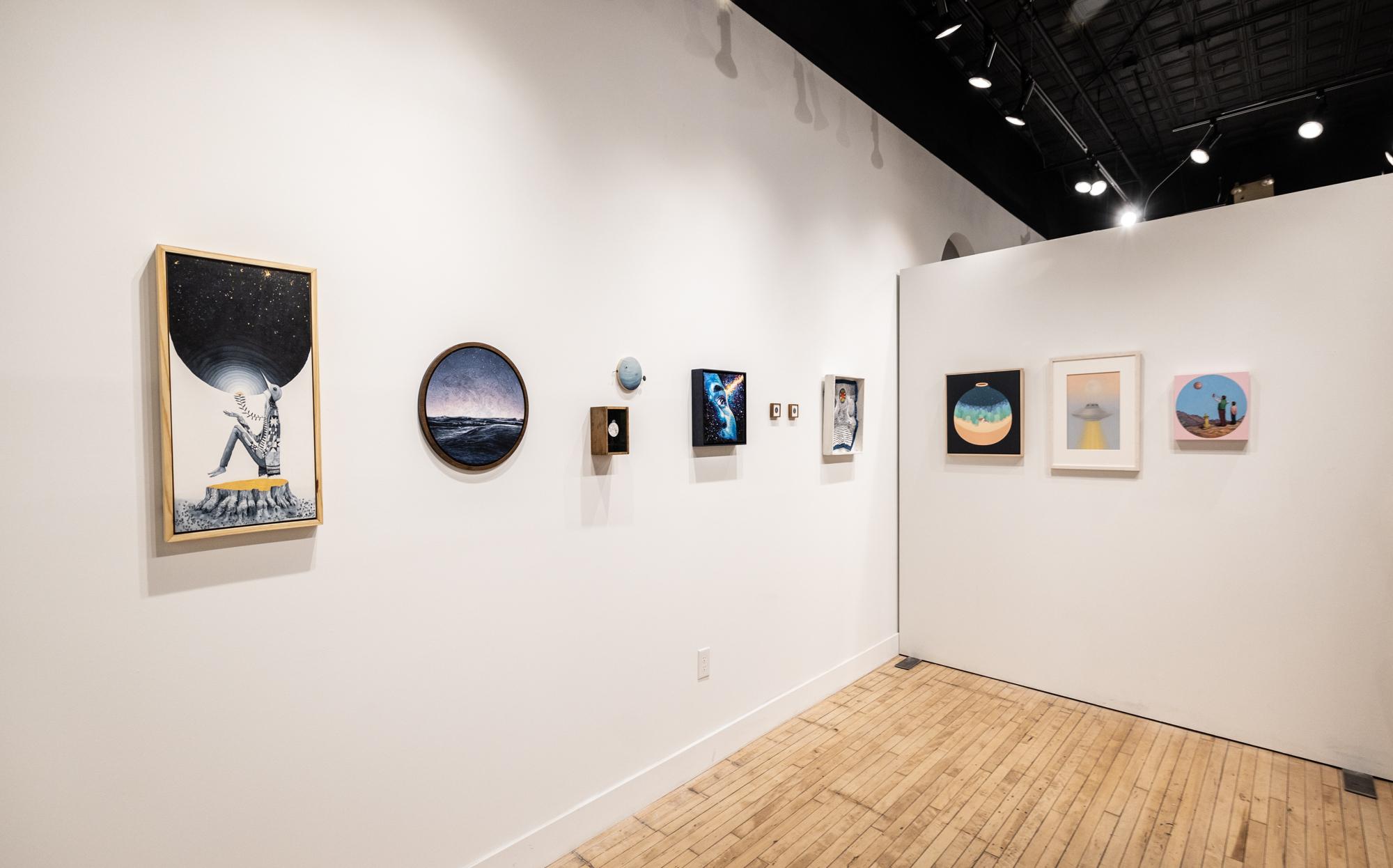 « And Then There Were Two », broderie à la main, textiles anciens, représentation d'étoiles en vente 7