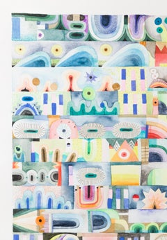 "Un relato exacto", Acuarela, Abstracción geométrica, Patrones