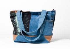 "9 to 5 Tote Bag", Fabricación a medida, Tejido vaquero, Textiles reciclados, utilidad