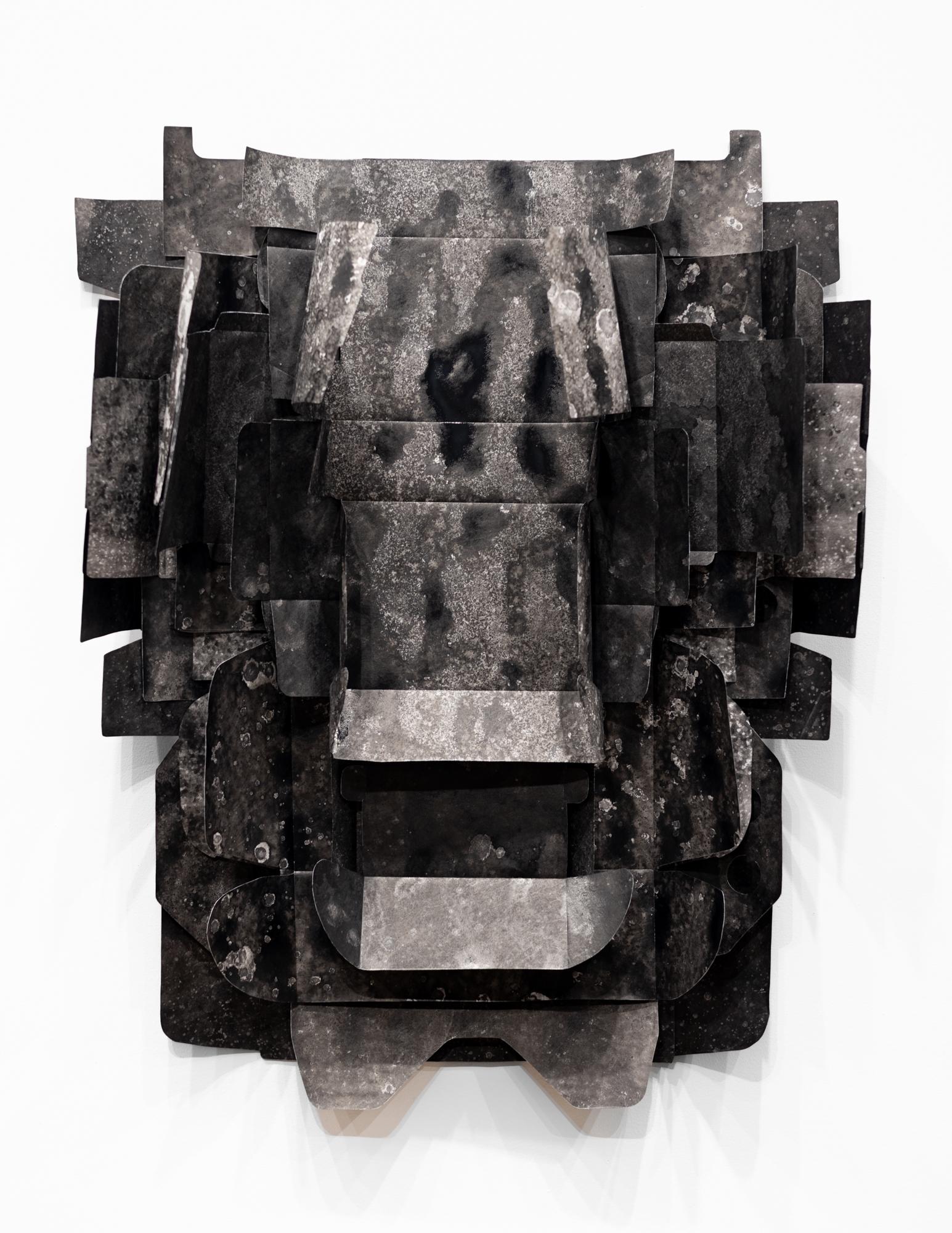„Delivered and Discarded (positives) #3“ Dimensionale wandhängende Skulptur – Mixed Media Art von Yoonmi Nam