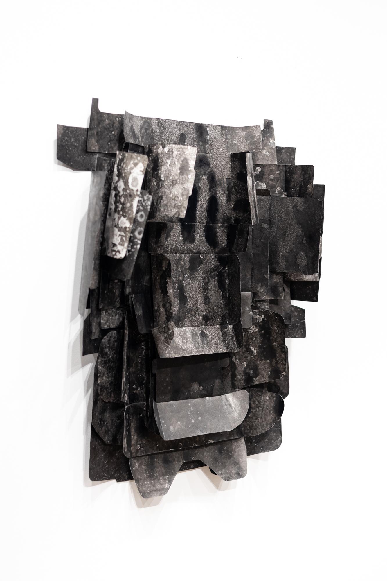 „Delivered and Discarded (positives) #3“ Dimensionale wandhängende Skulptur (Zeitgenössisch), Mixed Media Art, von Yoonmi Nam