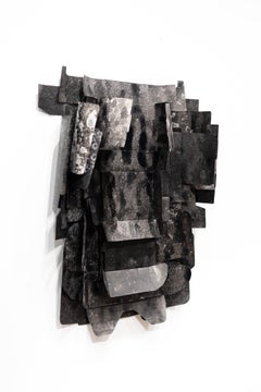 "Delivered and Discarded (positives) #3" Dimensional wall-hanging sculpture