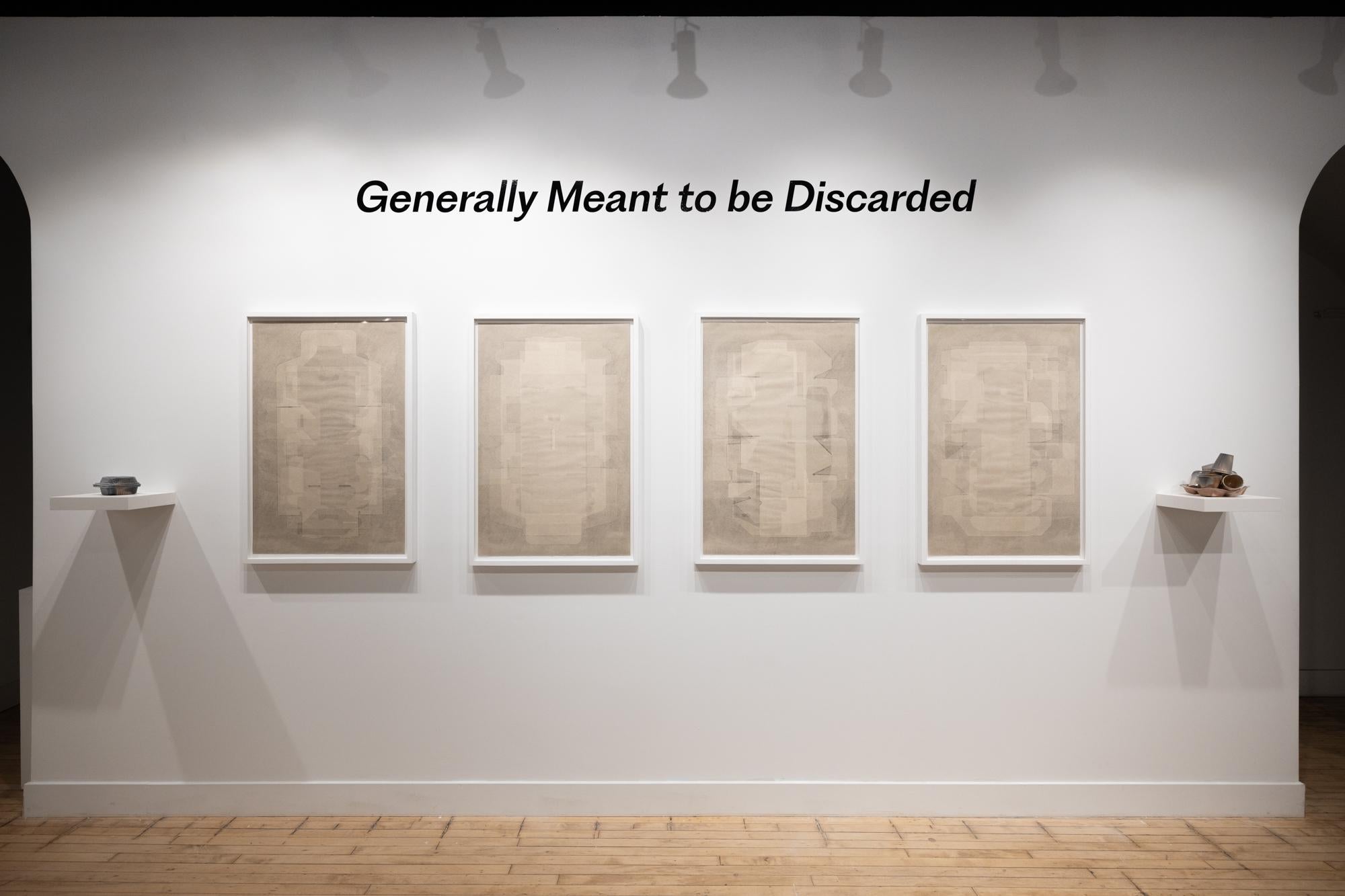 « Unfolding #3 », monotype imprimé sous pression de boîtes à emballage non pliées sur papier en vente 5
