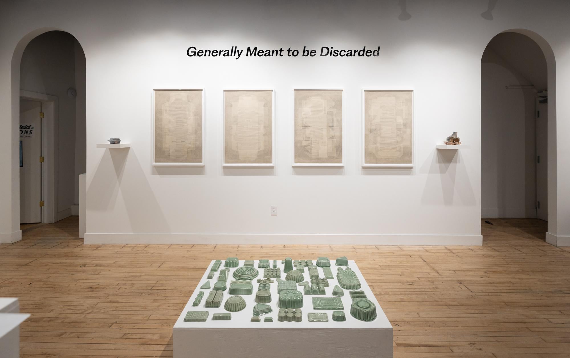 « Unfolding #3 », monotype imprimé sous pression de boîtes à emballage non pliées sur papier en vente 6
