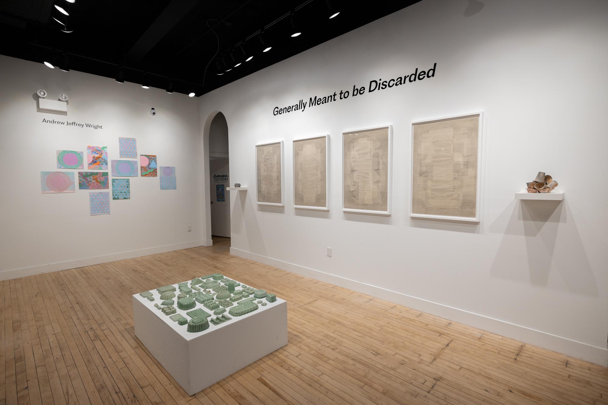 « Unfolding #3 », monotype imprimé sous pression de boîtes à emballage non pliées sur papier en vente 7