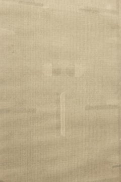 "Desplegado nº 2" monotipo impreso a presión de cajas de paquetes desplegadas sobre papel