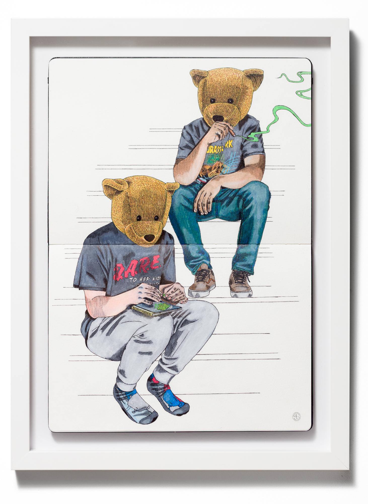 Small Figurative Drawings and Watercolors