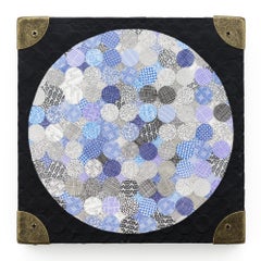 "Security Blanket 2025 Edition" Layers of Cut Security Envelope Patterns Mounted