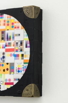 "I See Your Beauty" CMYK Process Test Print Collage On Panel