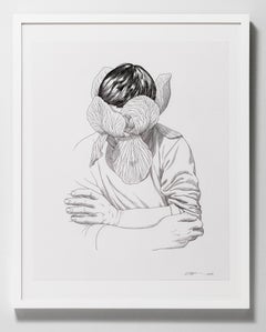 "Illustrateur" Original Pen and Ink Portrait Drawing on Paper by Anuj Shrestha