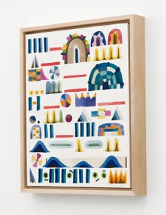 "Thump Thump" Elementos geométricos sintetizados, patrones abstractos