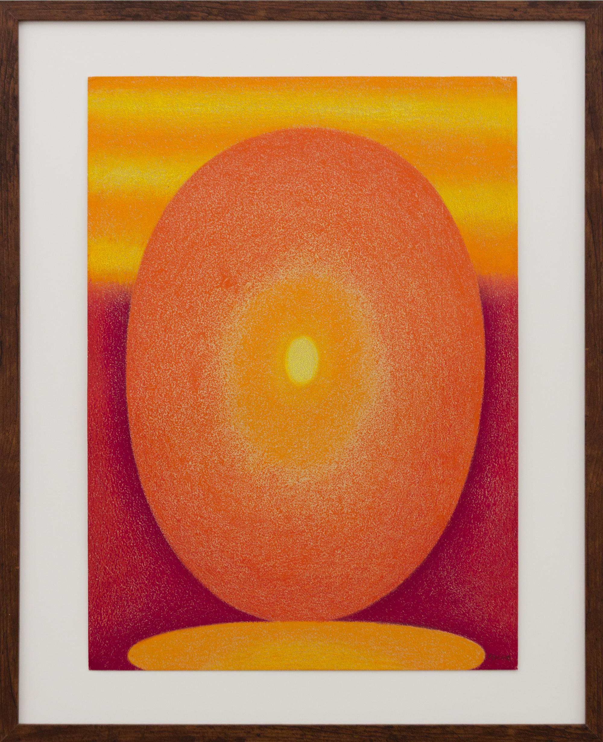 "Inner Vibration #1" is an original piece by Roche Cruchon made from pastel on paper. This piece measures 22”h x 18”w framed and is signed en recto.

Tendrils is a recent exploration of two major themes :Nourishment and necessity.  These pieces were