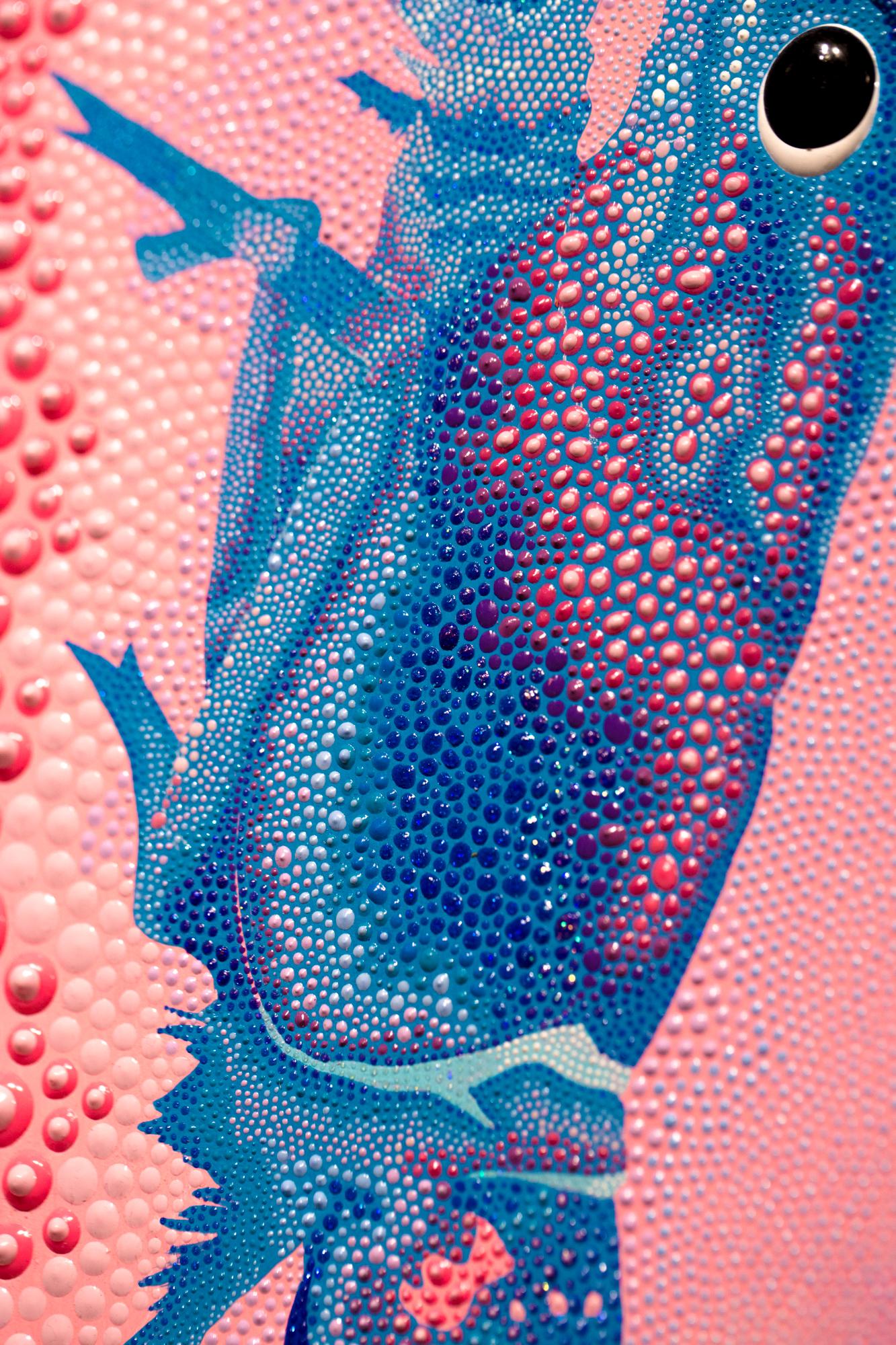 Cotton Candy Crayfish - Painting by PJ Linden