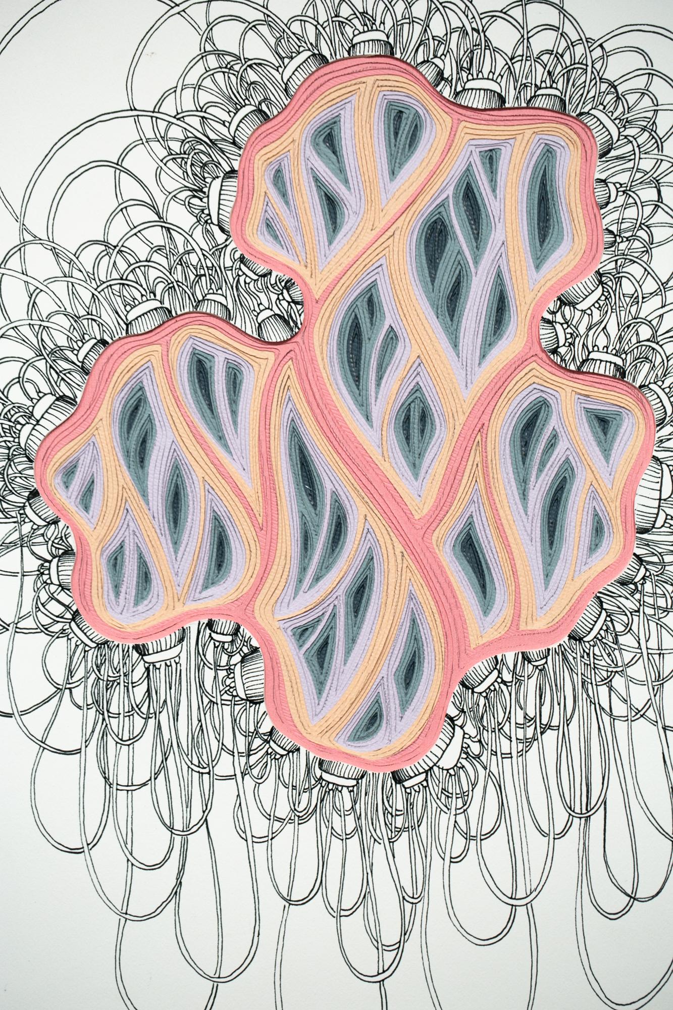 Phlebotomy-Bewegung #15 mit doppelter Schöpfkelle (Abstrakt), Sculpture, von Charles Clary