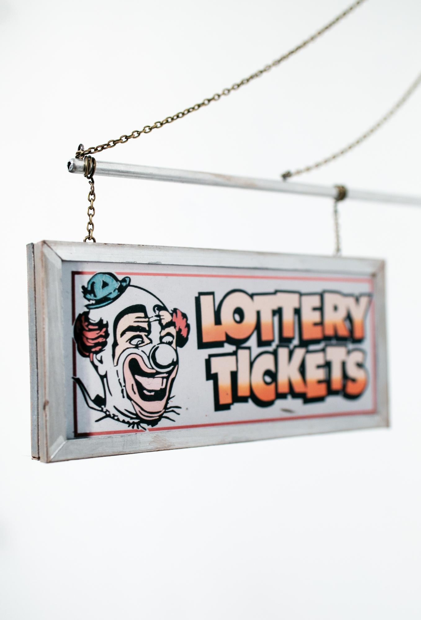 Pete's Lottery Tickets - Contemporary Art by Drew Leshko