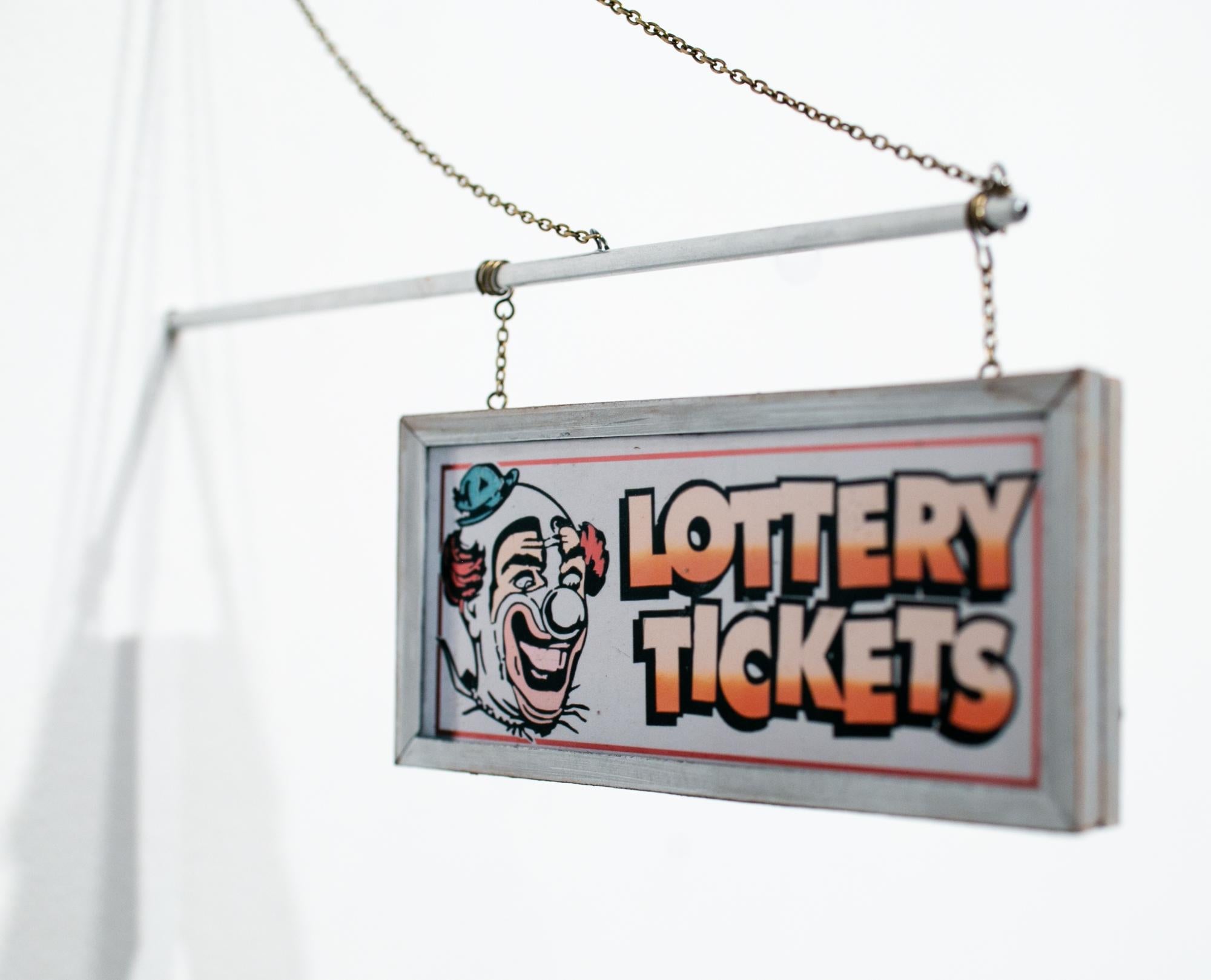 Pete's Lottery Tickets - Gray Still-Life by Drew Leshko