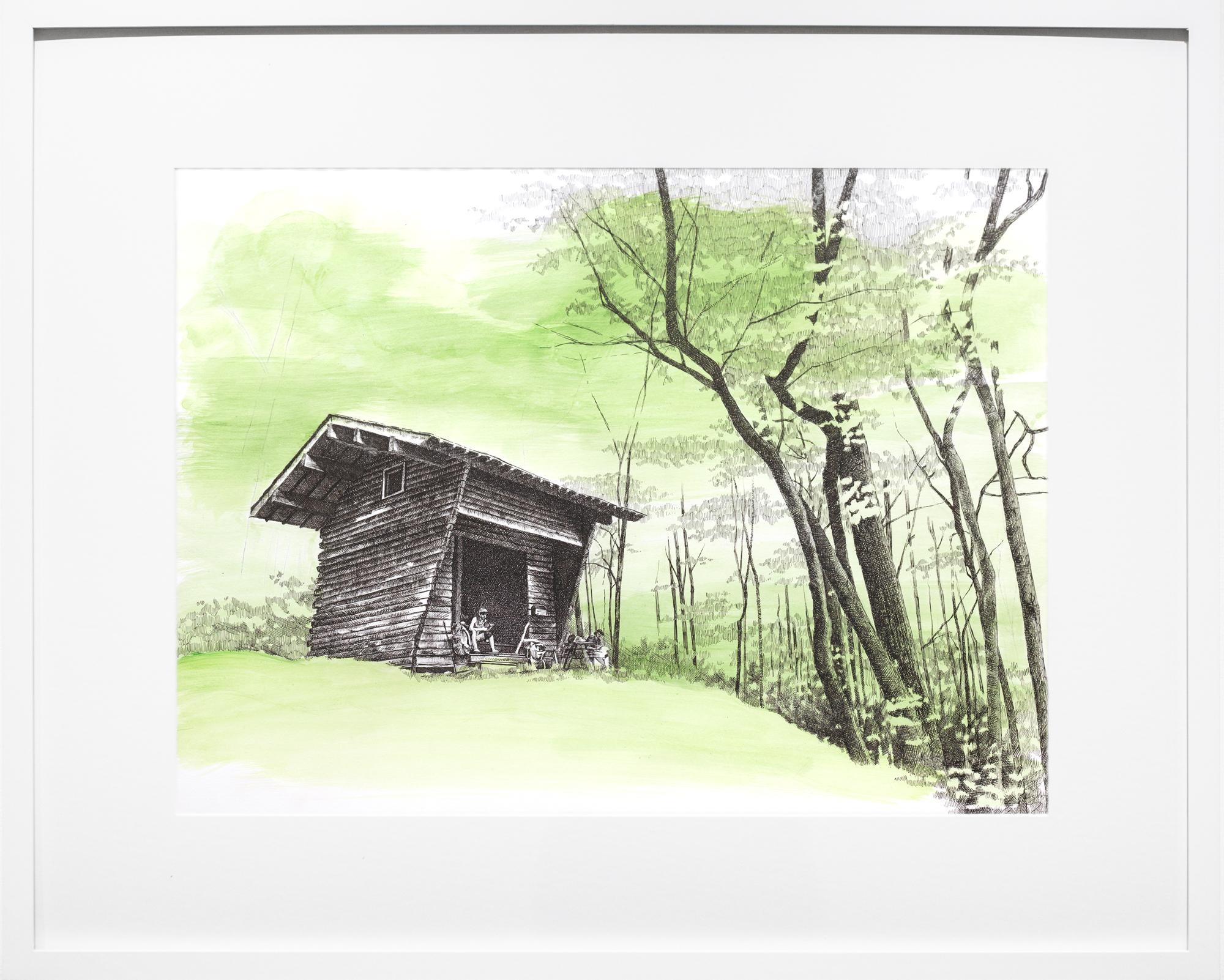 William Penn Shelter, Pennsylvania, [ 40.49559, -76.41409 ] – Art von Sarah Kaizar