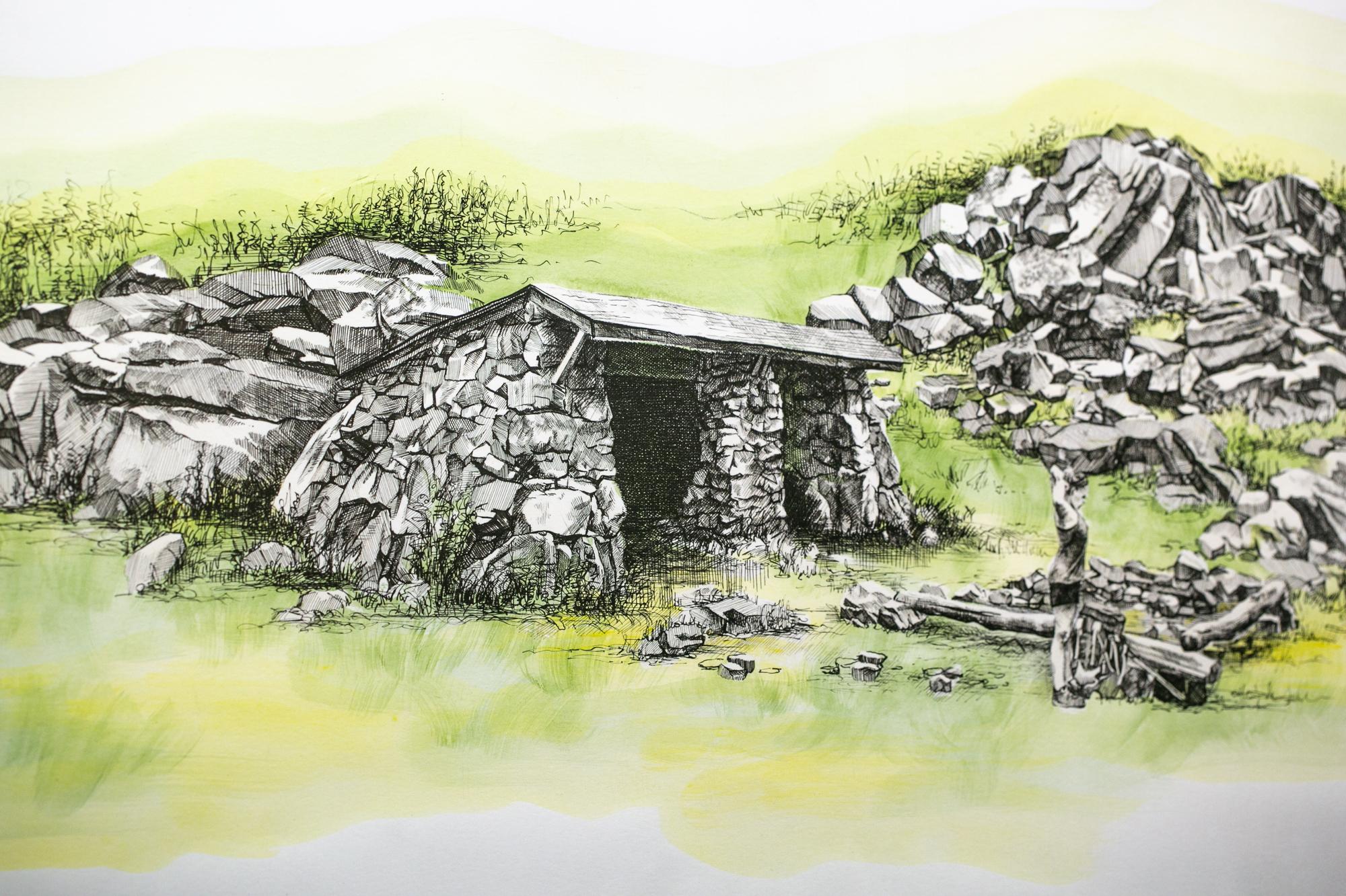 William Brien Memorial Shelter, New York, [ 41.2796N, 74.0594W] (Zeitgenössisch), Art, von Sarah Kaizar